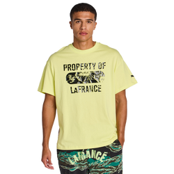 Uomo T-Shirts - Puma La France Supply - Fresh Yellow-Black