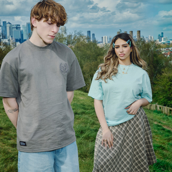 Uomo T-Shirts - Street Cartel Slipstream - Light Blue-Black