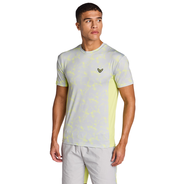 Crest Herren T-Shirts - Grau - Größe S - Poly Jersey Grey