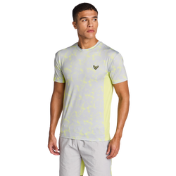 Hombre T-Shirts - Okami Crest - Grey-Lime
