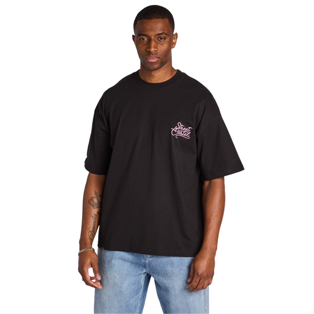 Street Cartel 5star Men T-Shirts - Black - Size L - Cotton Jersey