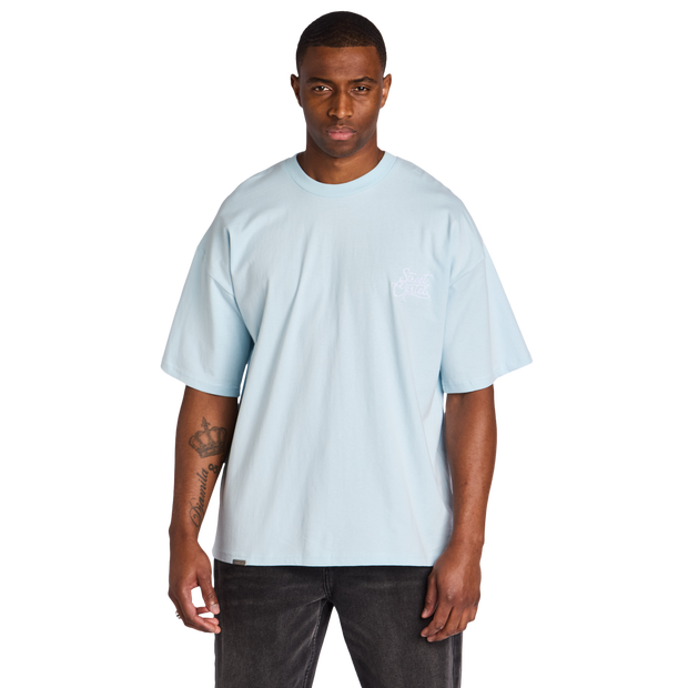 Star Herren T-Shirts - Blau - Größe L - Baumwoll-Jersey Blue L