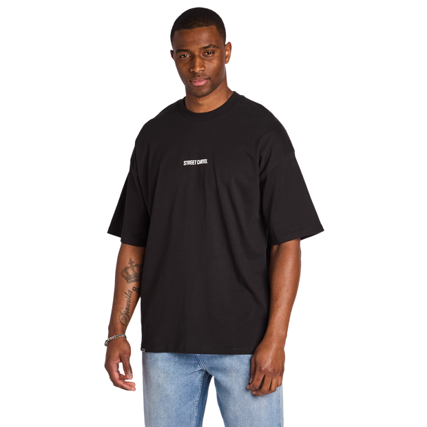 Guessepie Uomo - Magliette Nero - Taglia XL - Jersey di cotone XL