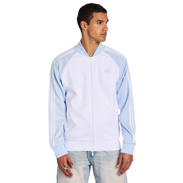 Superstar Herren Trainingsoberteile - Weiß - Größe XS - Poly Tricot White XS