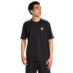 Men T-Shirts - adidas Summer Prints - Black-Crystal Sky