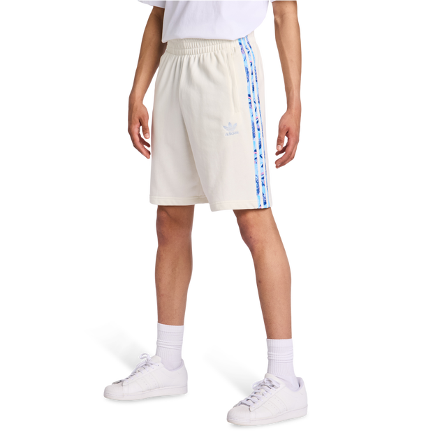Summer Prints Herren Kurze Hosen - Weiß - Größe L - Baumwoll-Frottee White L
