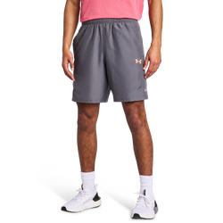 Homme Shorts - Under Armour Utility - Castlerock-Castlerock-Orange Bloc