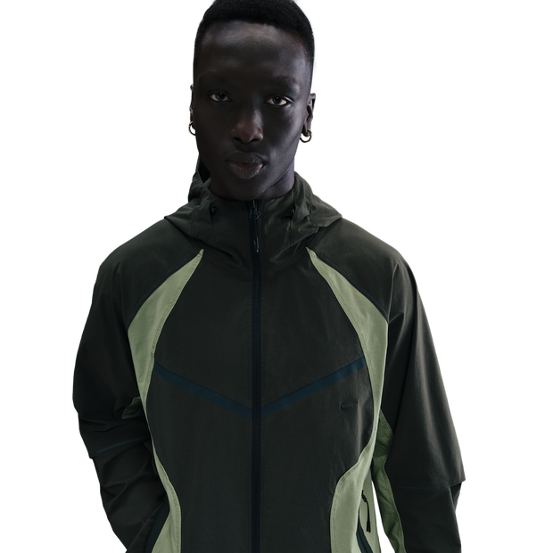 Nike Tech Woven Men Hoodies - Grey - Size XL