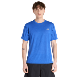Herren T-Shirts - New Balance Athletics T-shirt - Blue Gemstone Heathe-Blue Gemstone Heathe