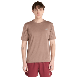 Herren T-Shirts - New Balance Athletics T-shirt - Earth Shadow Heather-Earth Shadow Heather