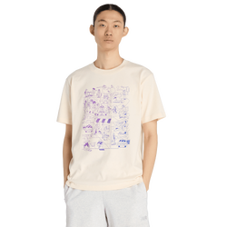 Herren T-Shirts - New Balance Athletics Culture Mural T-shirt - Permafrost-Permafrost