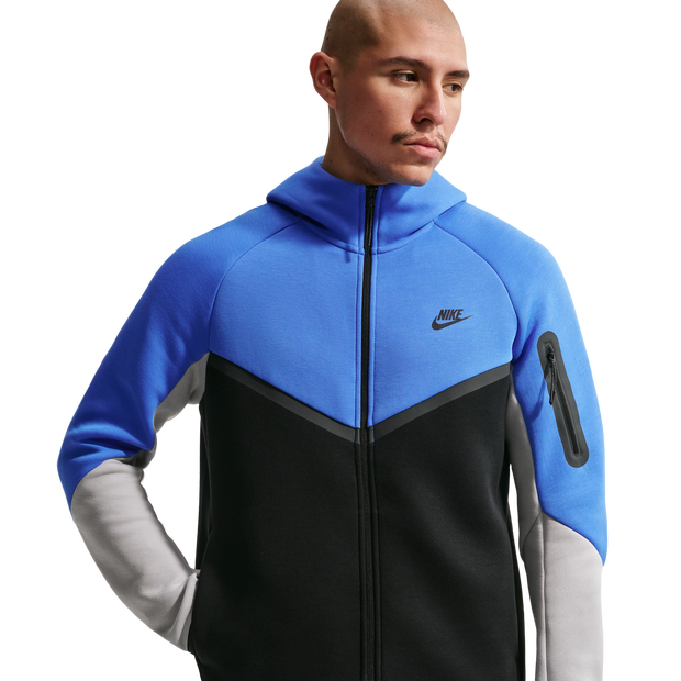 Nike Tech Fleece Uomo - Felpe con cappuccio Blu - Taglia S