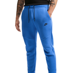 Heren Broeken - Nike Tech Fleece - Blue Crystal-Black-White