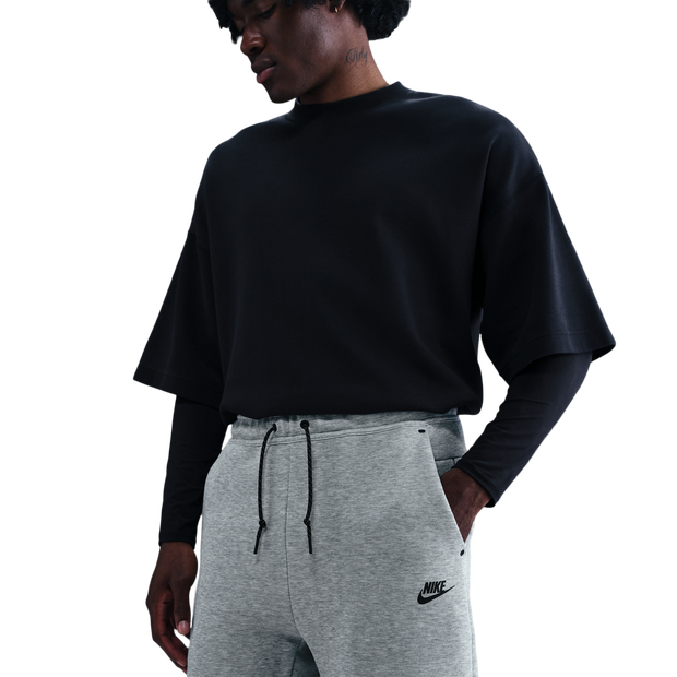 Nike Tech Fleece, Men's Grey Cotton Shorts,  Size S