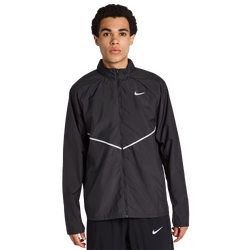 Men Track Tops - Nike Miler - Black-Anthracite-Reflective S