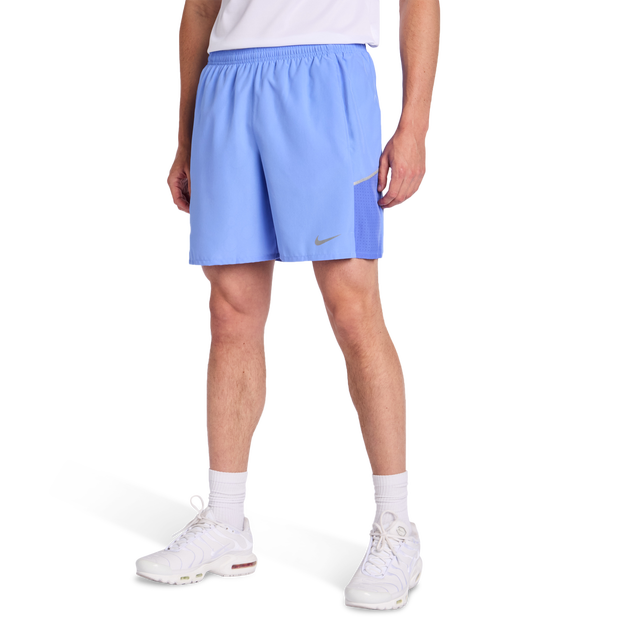 Nike Miler Korte Broeken Heren - Blauw - Maat XS - Poly Woven