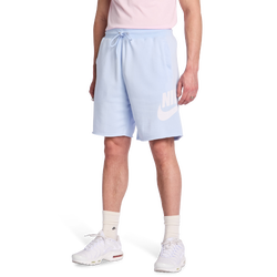 Herren Shorts - Nike Club Alumni - Hydrogen Blue-Hydrogen Blue