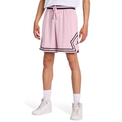 Men Shorts - Jordan Diamond - Iced Carmine-Black-Black