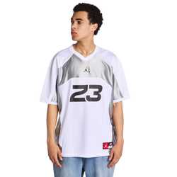 Men T-Shirts - Jordan Flight - White-Lt Smoke Grey-Black