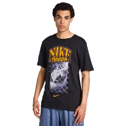 Men T-Shirts - Nike Gfx - Black-Black