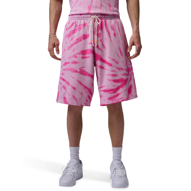 Brooklyn Herren Kurze Hosen - Rosa - Größe M - Baumwoll-Fleece Pink M