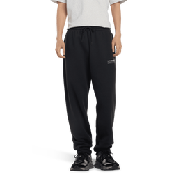 Heren Broeken - New Balance Linear Graphic Pant - Black-Black