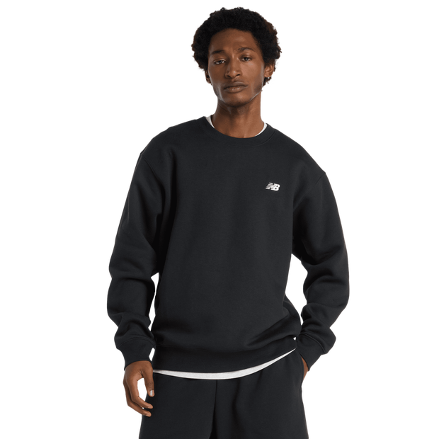 Image of New Balance Linear Graphic Crew male Felpe - Nero - Jersey di cotone - Foot Locker035