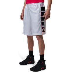 Men Shorts - Jordan Brooklyn - White-Black-University Red