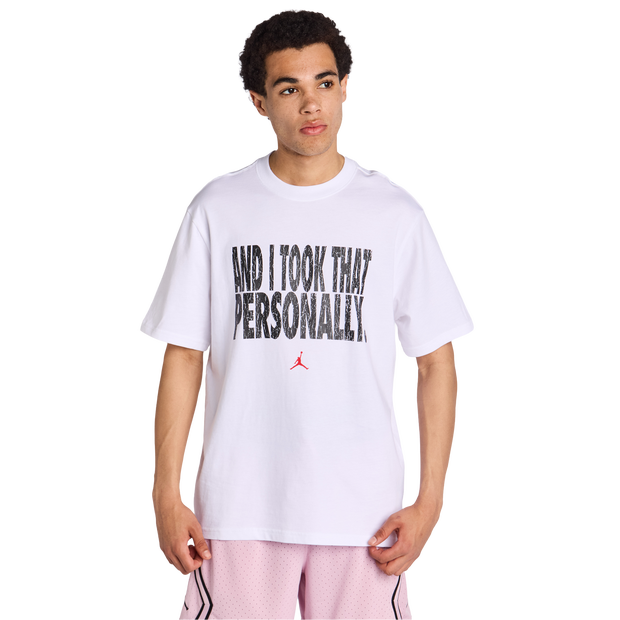 Jordan Sport Dri-fit Men T-Shirts - White - Size L