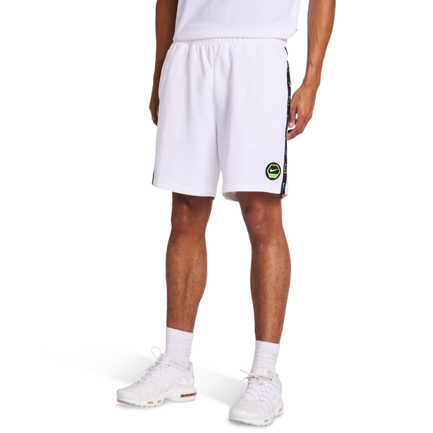 City Side Herren Kurze Hosen - Weiß - Größe M - Baumwoll-Fleece White M
