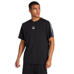 Men T-Shirts - Nike City Side - Black-Black-Igloo