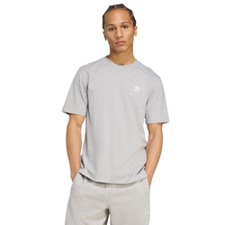 Uomo T-Shirts - adidas Trefoil Essentials Tee - Medium Grey Heather-White