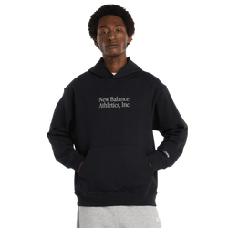 Heren Hoodies - New Balance Athletics Classics Hoodie - Black-Black