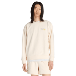 Uomo Sweatshirts - New Balance Athletics Premium Logo Crew - Permafrost-Permafrost