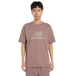 Homme T-Shirts - New Balance Athletics Logo T-shirt - Earth Shadow-Earth Shadow