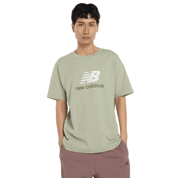 New Balance Athletics Logo T-shirt Uomo - Magliette Verde - Taglia XL - Jersey di cotone
