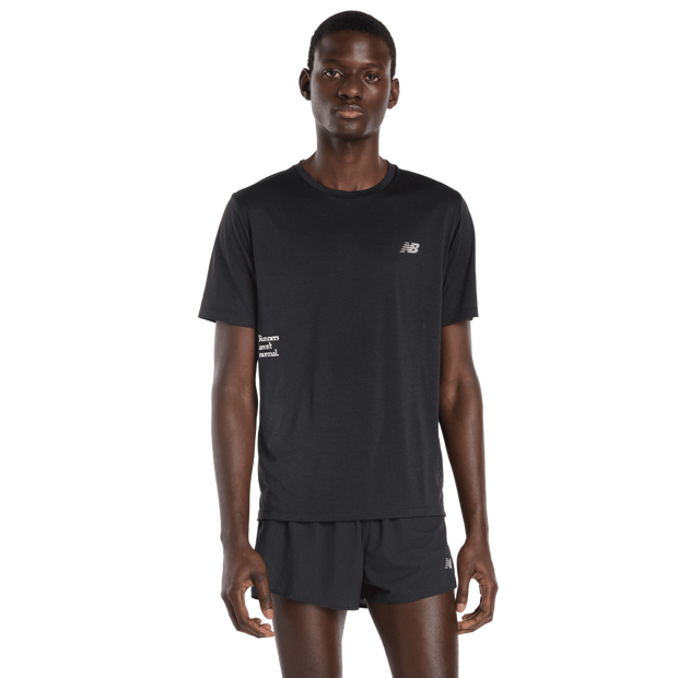 New Balance Athletics Graphic T-shirt Uomo - Magliette Nero - Taglia XS - Poly Jersey