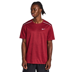 Men T-Shirts - Nike Miler - Tough Red-Mystic Dates-Reflective Silv