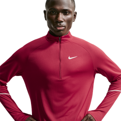 Men Hoodies - Nike Miler - Tough Red-Reflective Silv