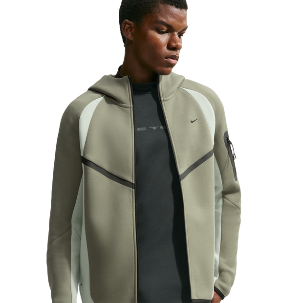 Nike Tech Fleece Pro, Men's Silver  Hoodies,  Size S