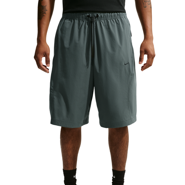 Nike Tech Korte Broeken Heren - Groen - Maat XS - Poly Woven