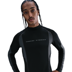 Homme T-Shirts - Nike Tech Base Layer Long-sleeve Top - Black-Anthracite