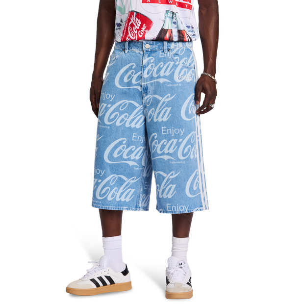 Coca Cola Denim Jort Herren Kurze Hosen - Blau - Größe XS - Baumwoll-Denim Blue XS