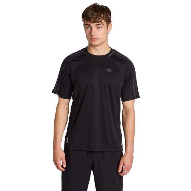 Teamgeist Herren T-Shirts - Schwarz - Größe L - Poly Jersey Black L