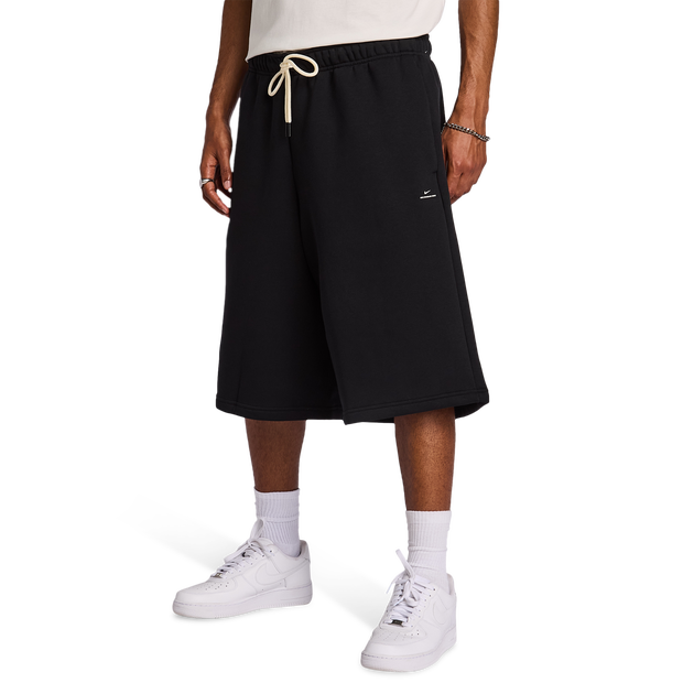 Nike Standard Issue Korte Broeken Heren - Zwart - Maat S - Katoen Fleece