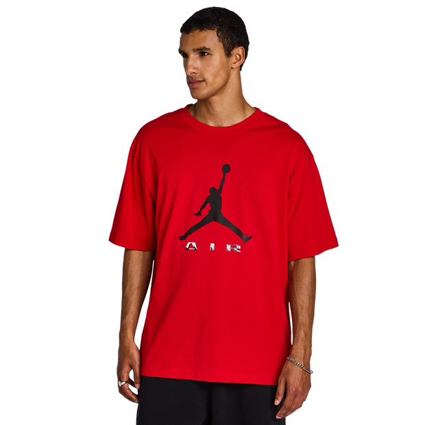 Jordan Brooklyn T-shirts Heren - Rood - Maat L - Katoen Jersey