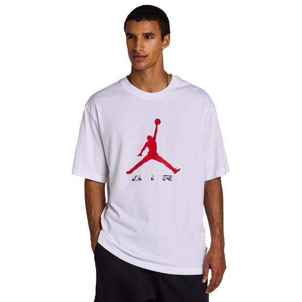 Jordan Brooklyn T-shirts Heren - Wit - Maat L - Katoen Jersey