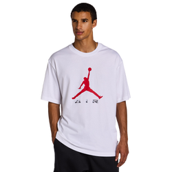 Homme T-Shirts - Jordan Brooklyn - White-University Red
