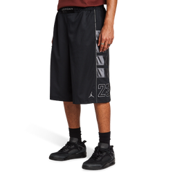 Men Shorts - Jordan Brooklyn - Black-Iron Grey