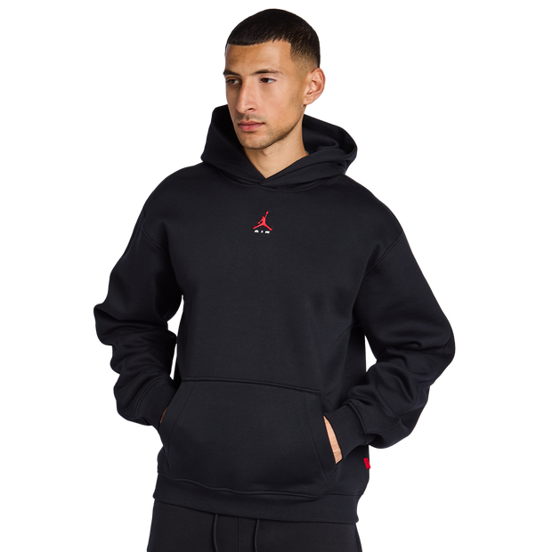 Jordan Brooklyn Hoodies Heren - Zwart - Maat XS - Katoen Fleece